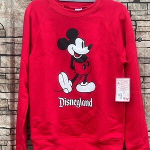 Disney Red Mickey Mouse Sweatshirt
